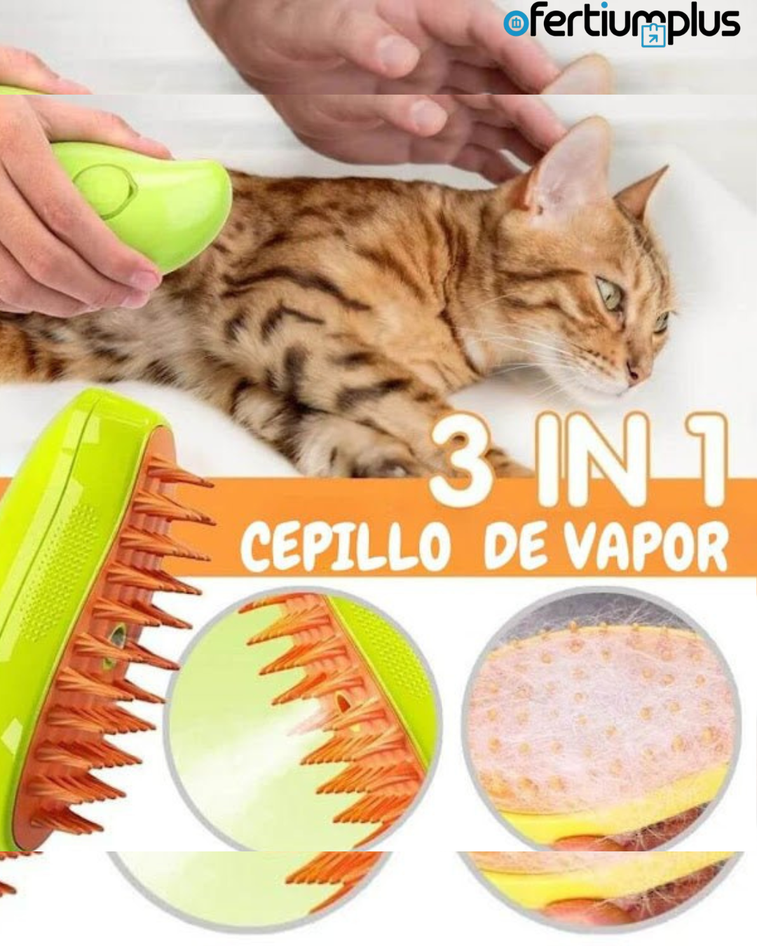 CEPILLO A VAPOR PARA MASCOTAS